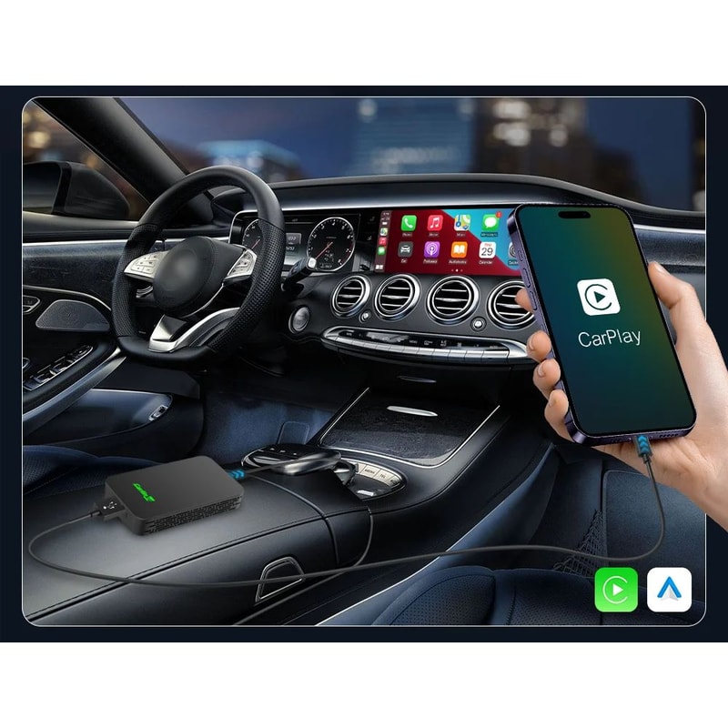 Carlin Kit 50 Wireless CarPlay Android Auto Adapter 11