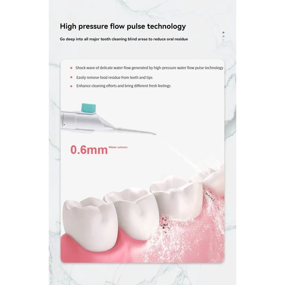 Portable Manual Water Flosser Oral Irrigator 6