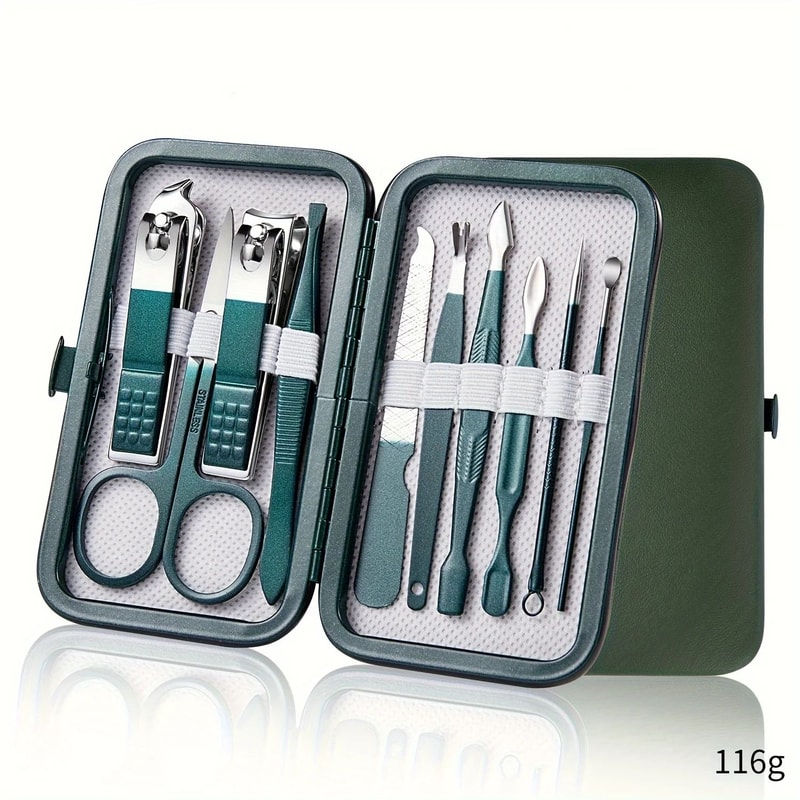 Professional Stainless Steel Manicure Pedicure Kit 9