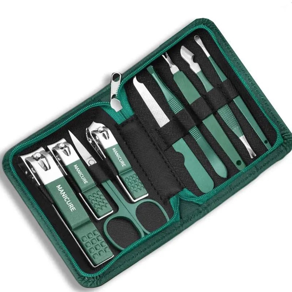 Professional Stainless Steel Manicure Pedicure Kit 10