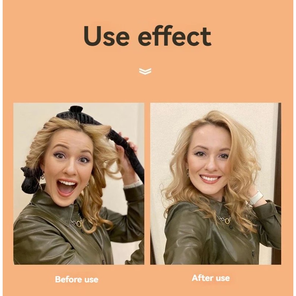 Heatless Curling Headband Hair Curler 6