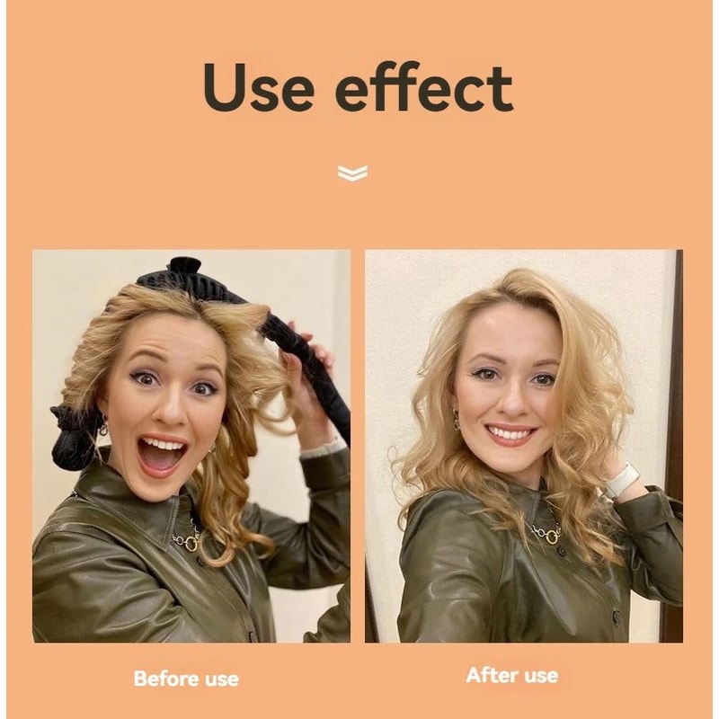 Heatless Curling Headband Hair Curler 6