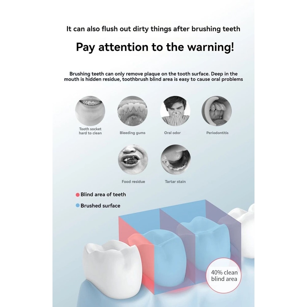 Portable High Pressure Dental Water Flosser 7