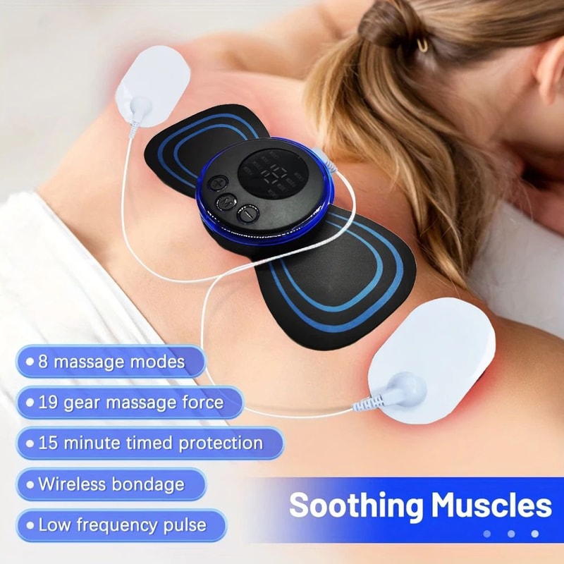 Rechargeable EMS Neck Massager With Remote 2