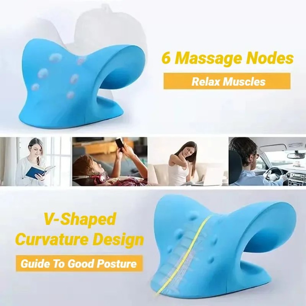 Cervical Neck And Shoulder Stretcher Pillow 8