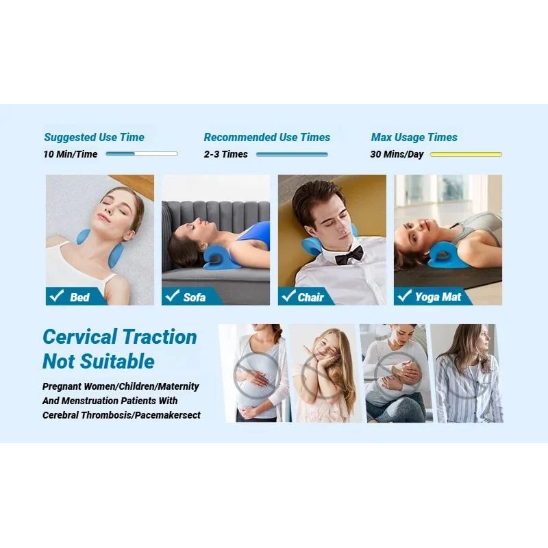Cervical Neck And Shoulder Stretcher Pillow 11