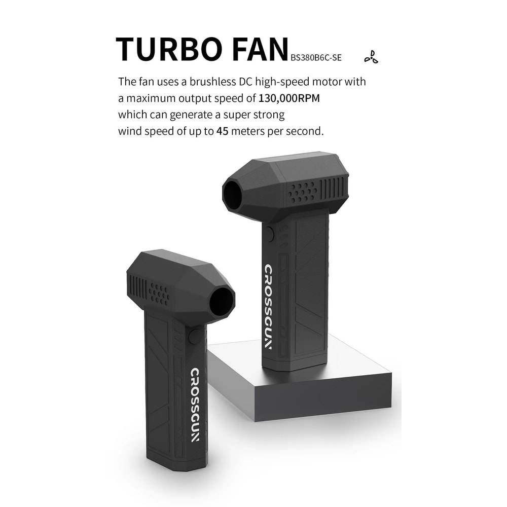 Portable Turbo Jet Fan With LED Light 6