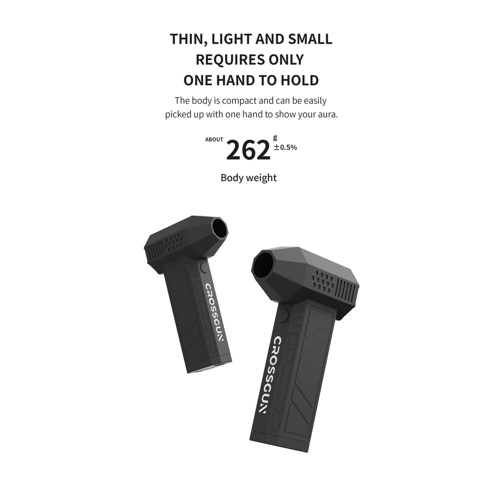 Portable Turbo Jet Fan With LED Light 9