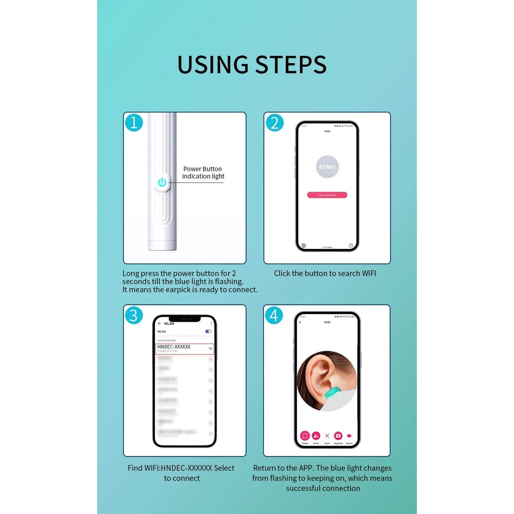 Smart Visual Ear Cleaner With Camera 16