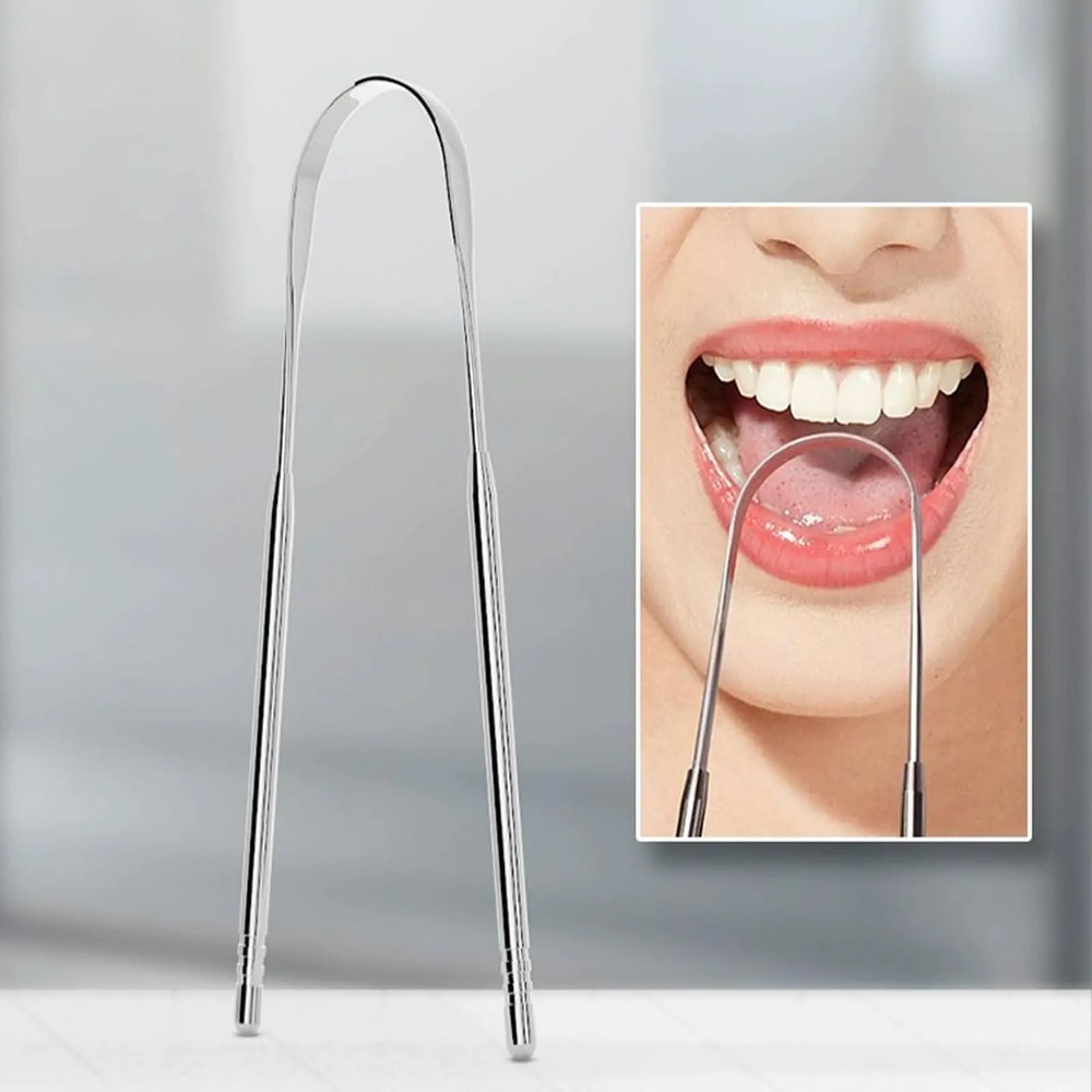 Stainless Steel Tongue Scraper Cleaner 1