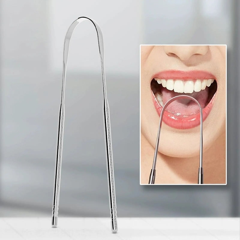 Stainless Steel Tongue Scraper Cleaner 1