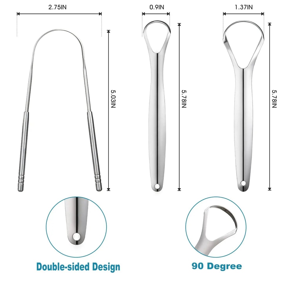 Stainless Steel Tongue Scraper Cleaner 5