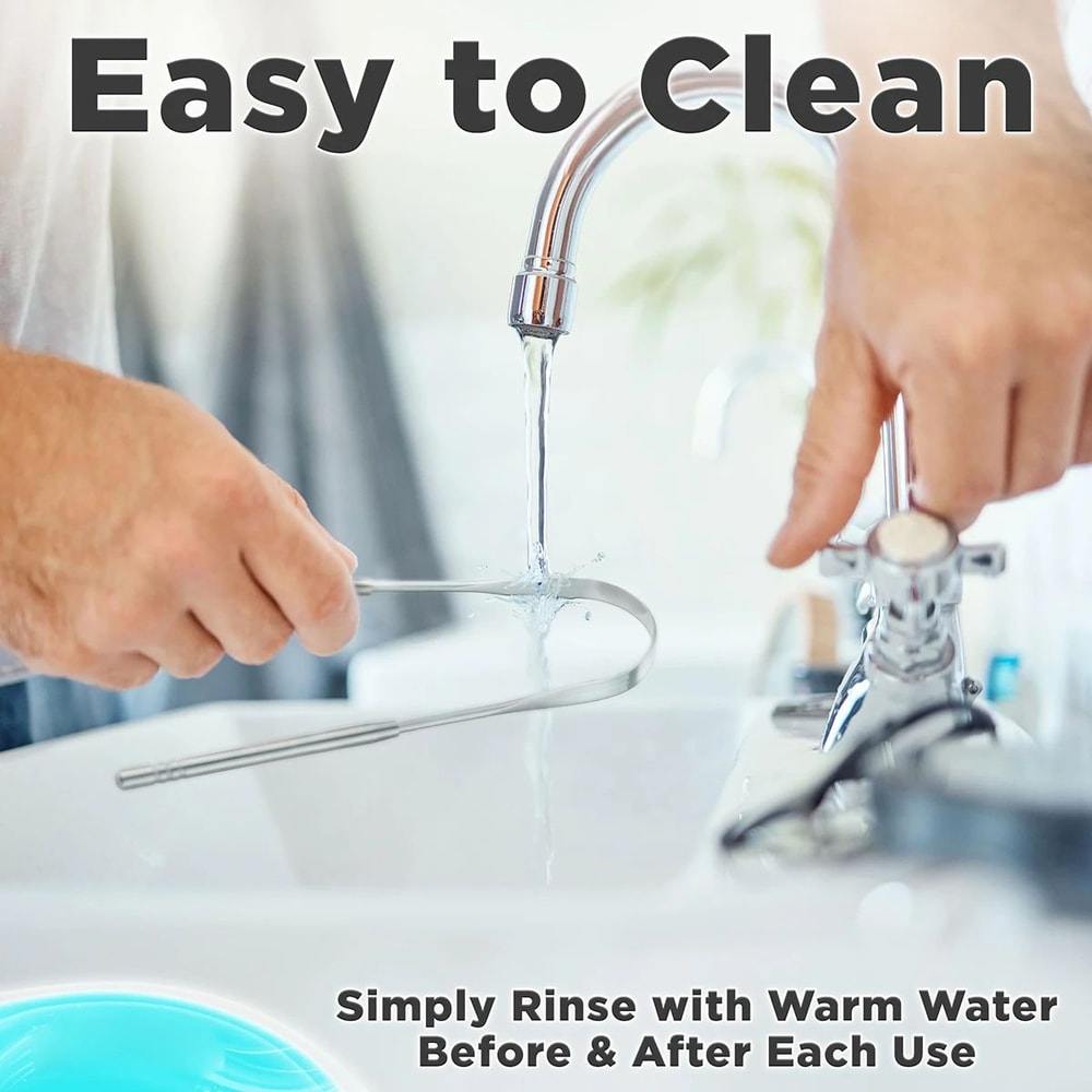 Stainless Steel Tongue Scraper Cleaner 11