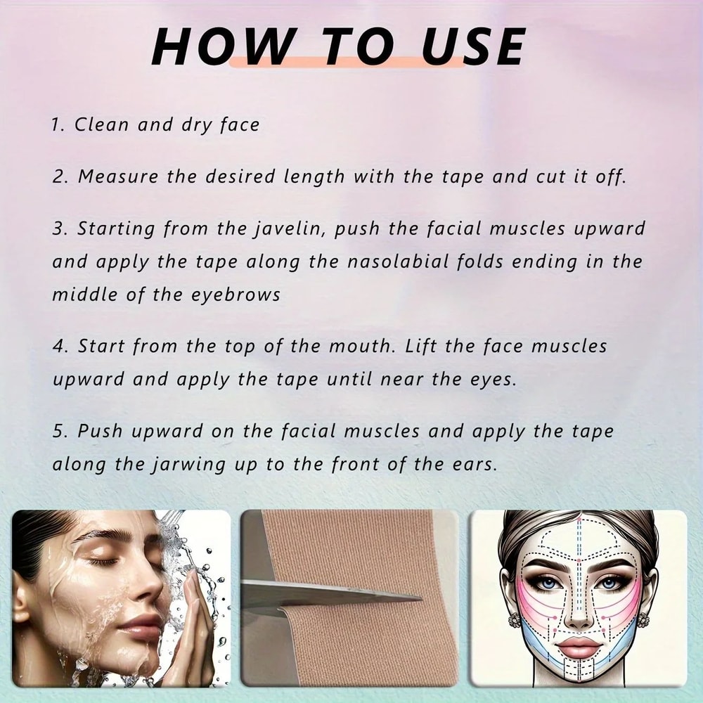 Instant Face Lift Elastic Tape 8