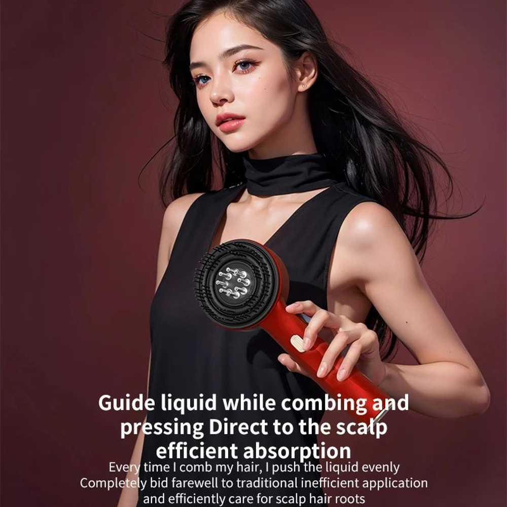 Electric Scalp Massage Comb With Red Light 6