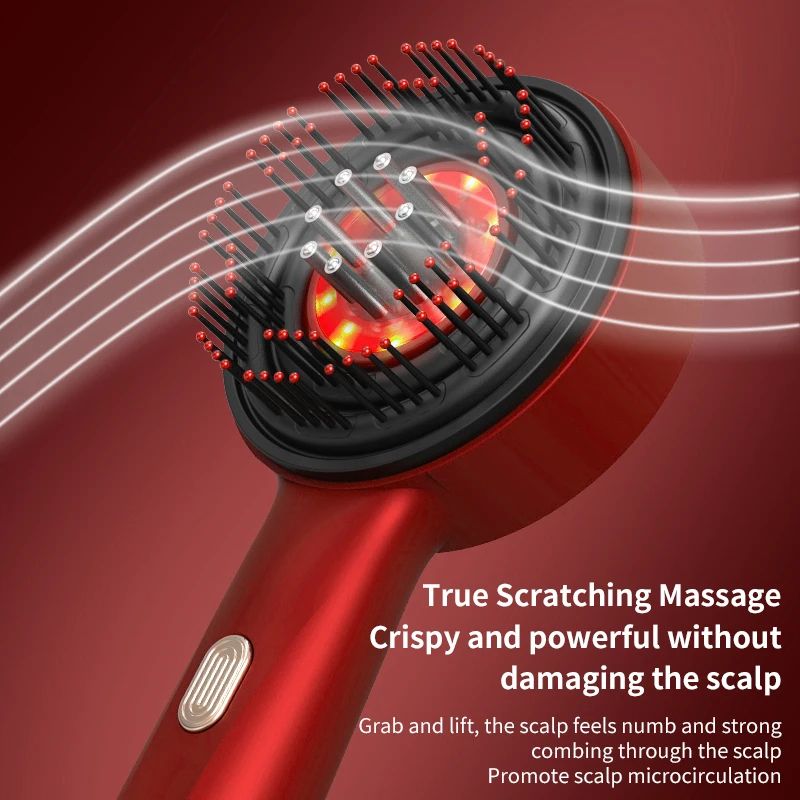 Electric Scalp Massage Comb With Red Light 7