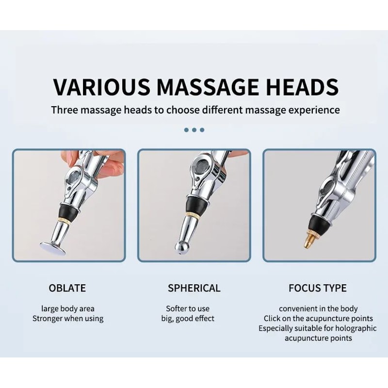 Electronic Acupuncture Massage Pen 6