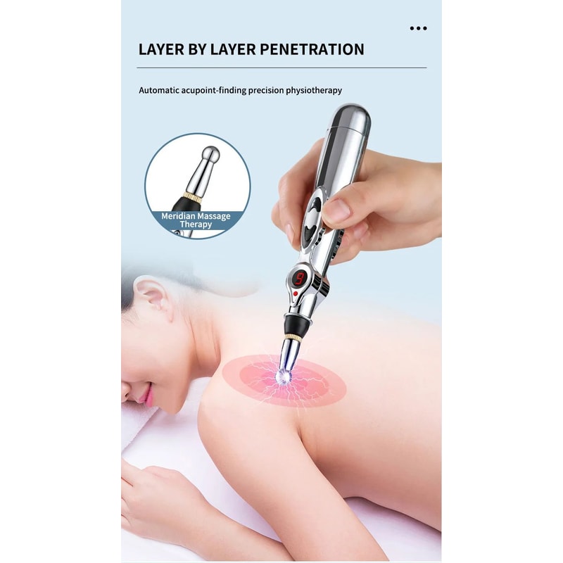 Electronic Acupuncture Massage Pen 7