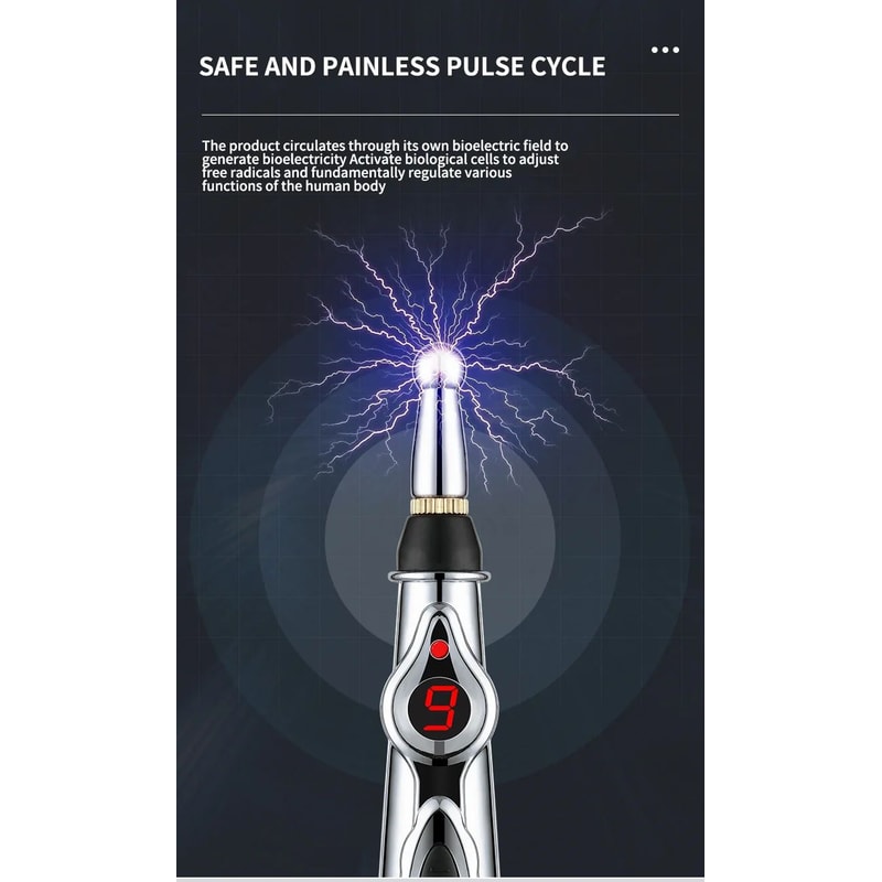 Electronic Acupuncture Massage Pen 8