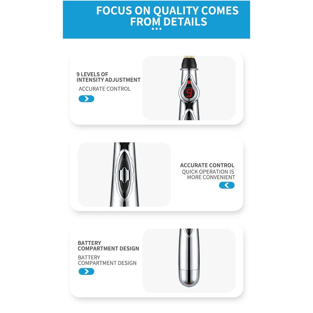 Electronic Acupuncture Massage Pen 11