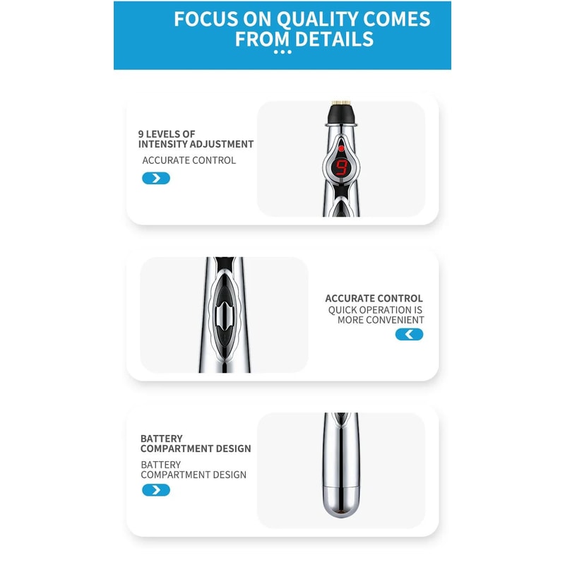 Electronic Acupuncture Massage Pen 11