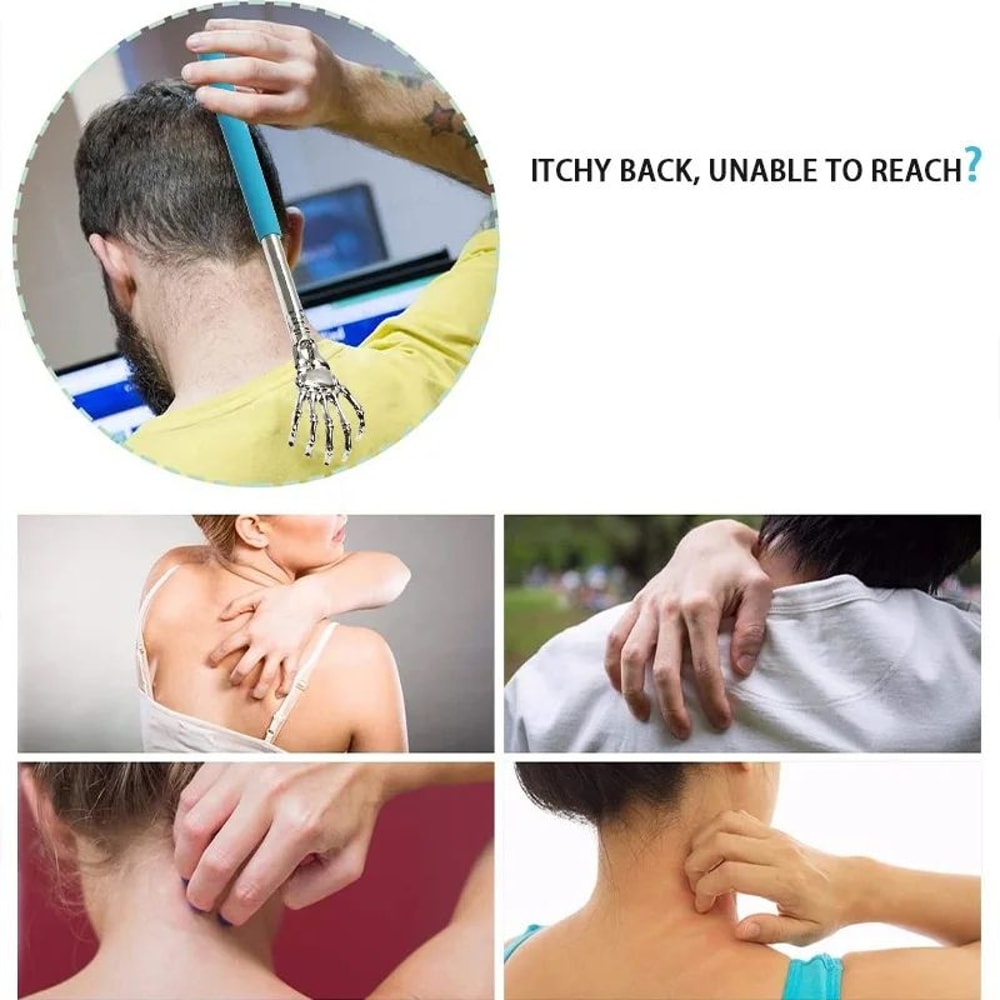 Retractable Stainless Steel Claw Back Massager 5