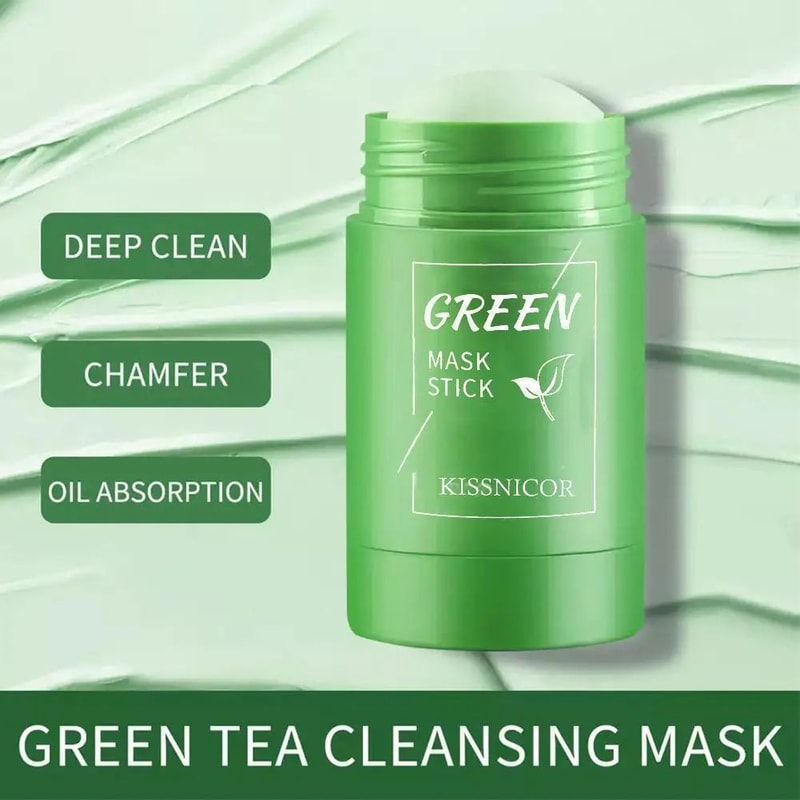 Green Tea Cleansing Stick Face Mask 4
