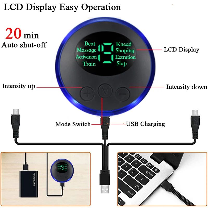 EMS Muscle Stimulator Body Training Pads 3