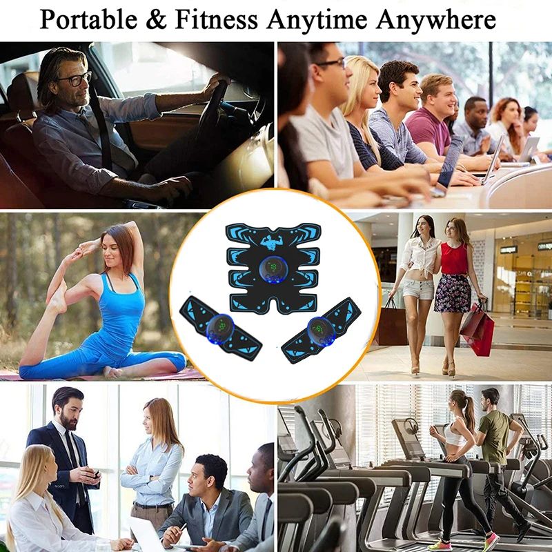 EMS Muscle Stimulator Body Training Pads 8