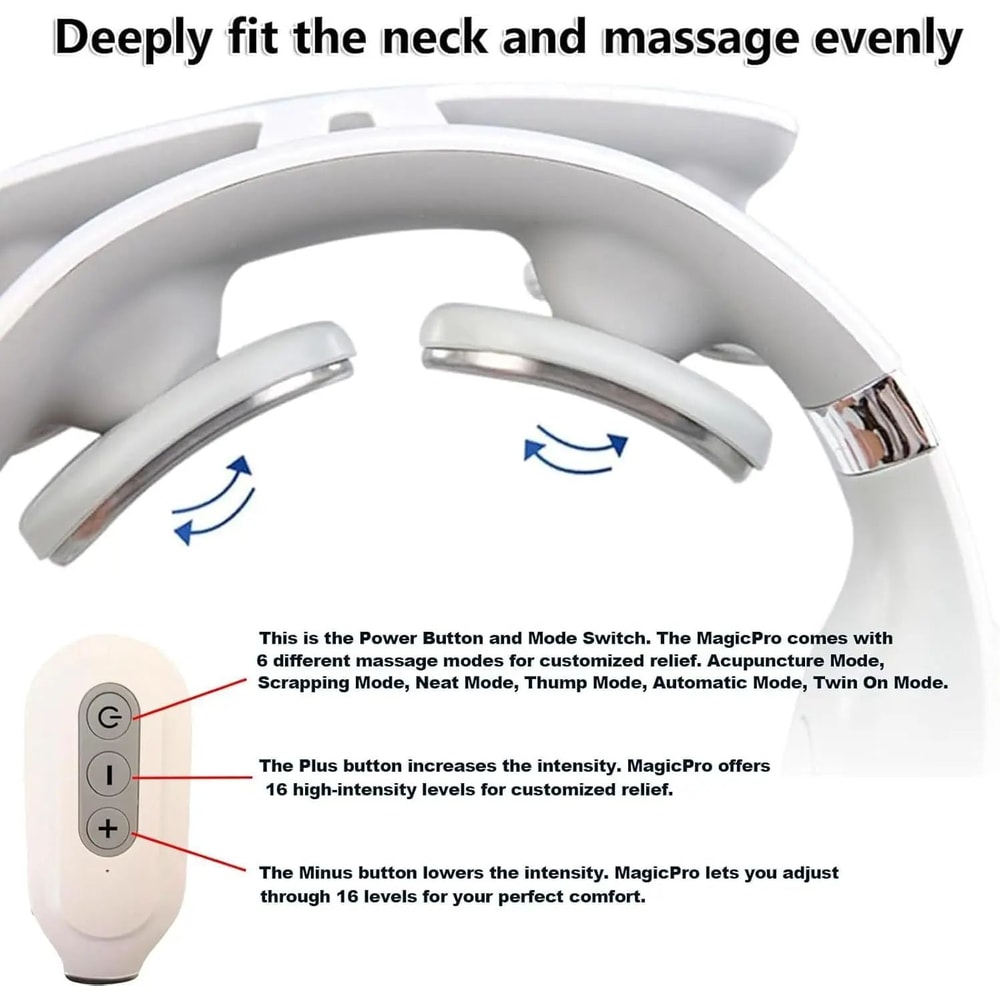 Smart U Shaped EMS Neck And Shoulder Massager 2