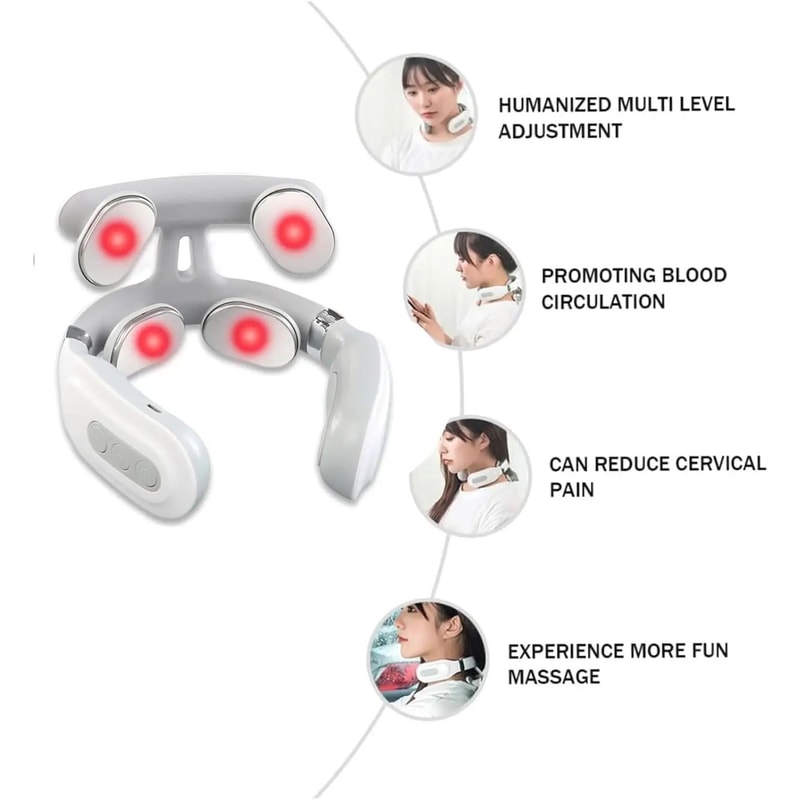 Smart U Shaped EMS Neck And Shoulder Massager 5