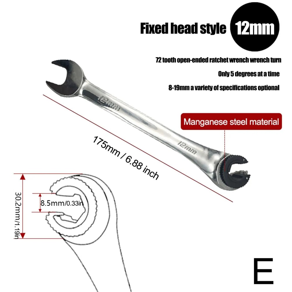 Ratcheting Combination Wrench Tool 21