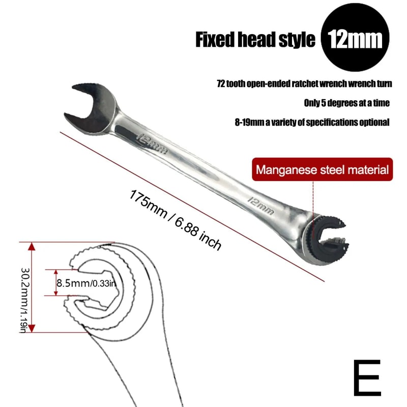 Ratcheting Combination Wrench Tool 21