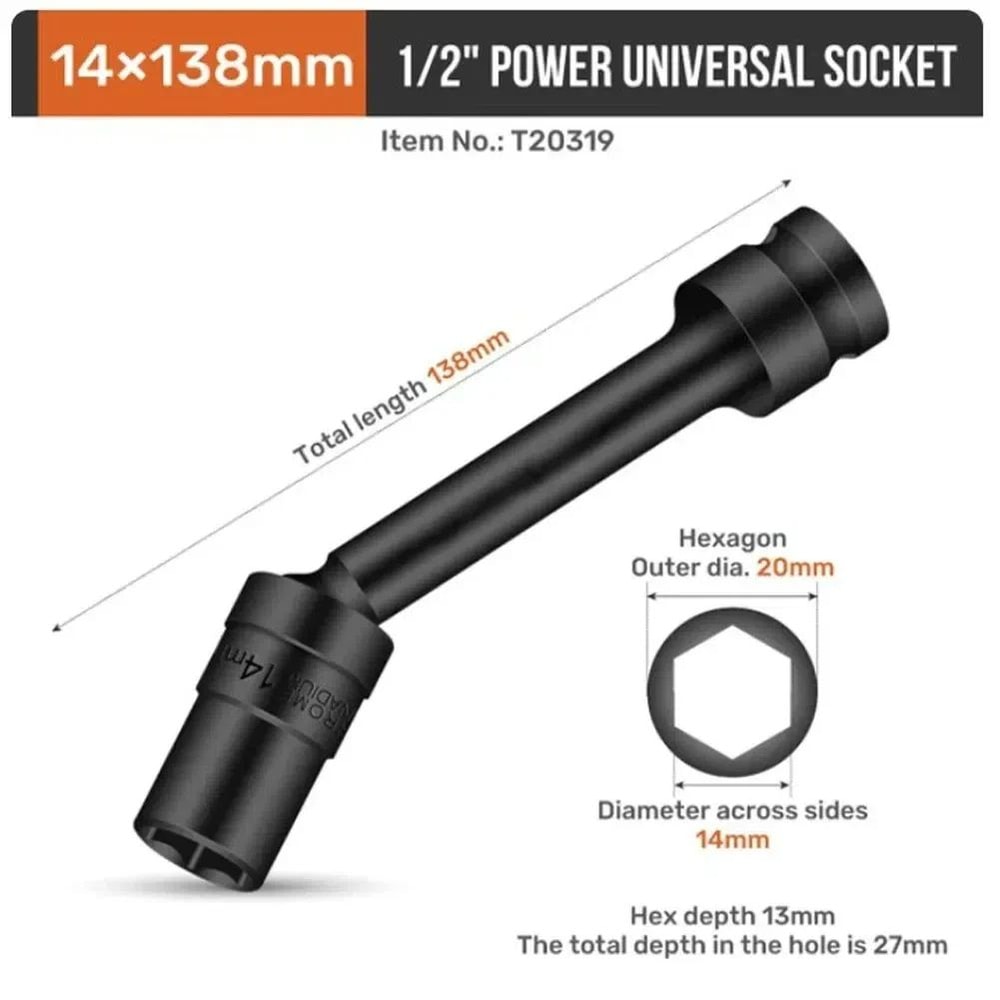 Impact Swivel Hex Socket Adapter 10