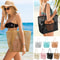Large Mesh Beach Tote Shoulder Bag 0