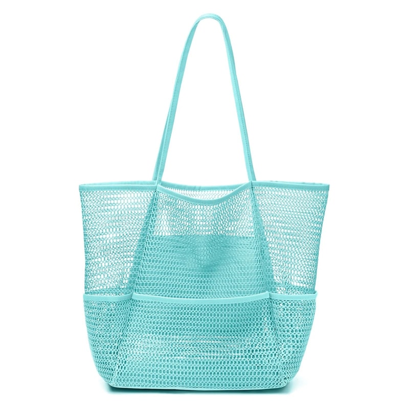Large Mesh Beach Tote Shoulder Bag 22