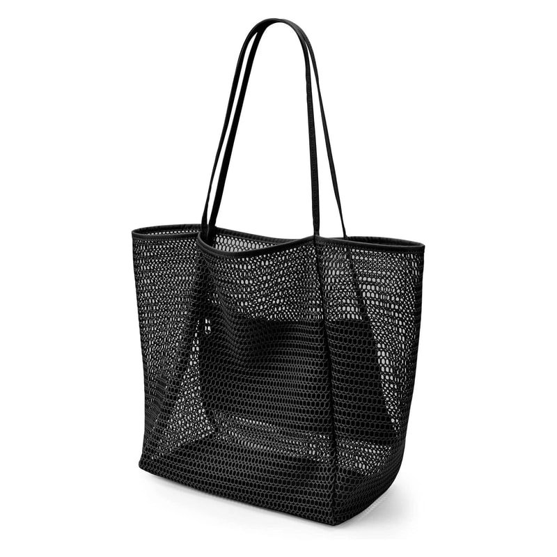 Large Mesh Beach Tote Shoulder Bag 15