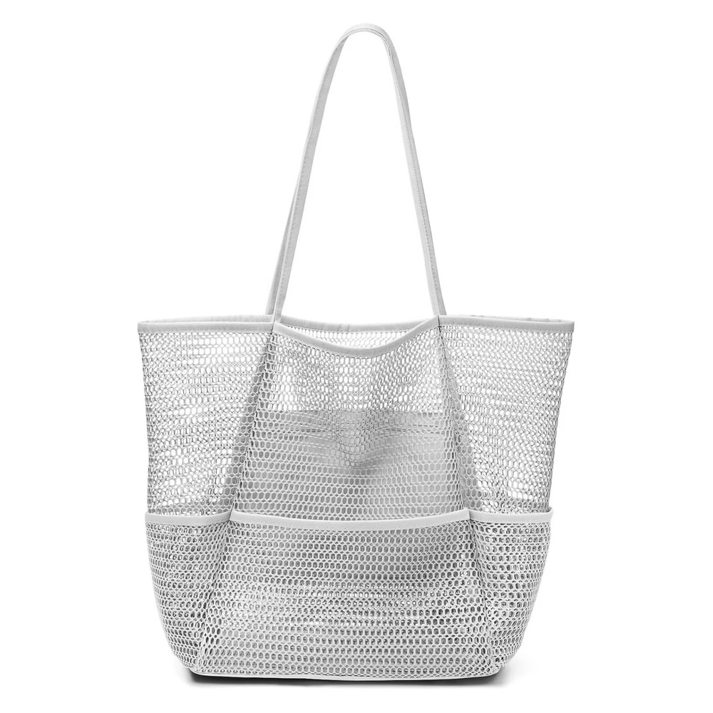 Large Mesh Beach Tote Shoulder Bag 21