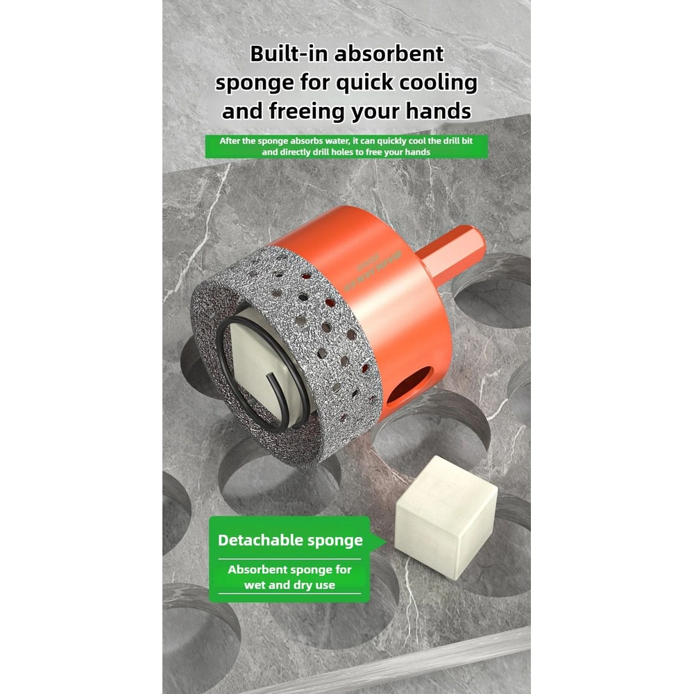 Diamond Hole Saw Drill Bit For Tile 8