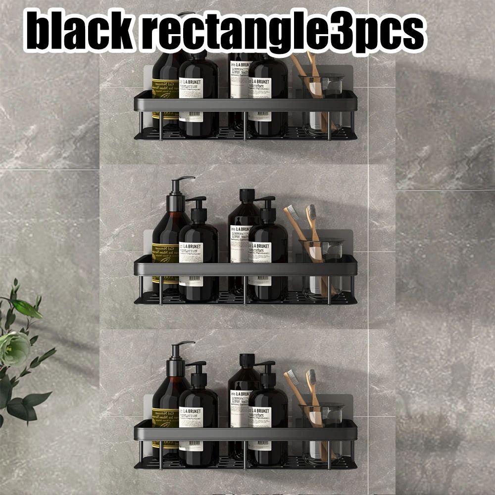 No Drill Wall Mounted Bathroom Corner Shelf 20