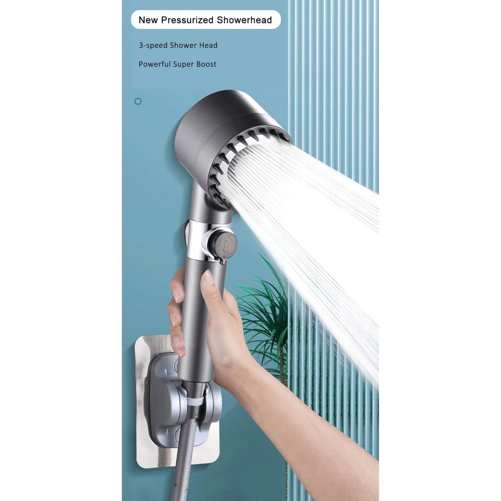 High Pressure Shower Head With Massage Brush 6