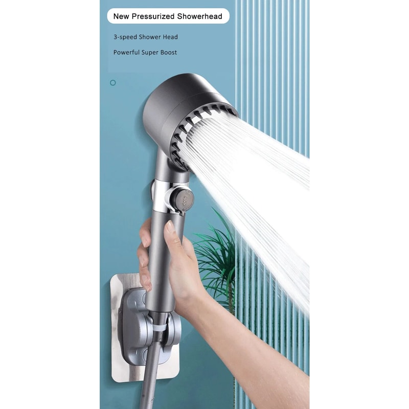 High Pressure Shower Head With Massage Brush 6