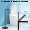 Stainless Steel Freestanding Toilet Paper Holder 7