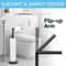 Stainless Steel Freestanding Toilet Paper Holder 8