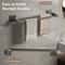 No Drill Double Bar Bathroom Towel Rack 2