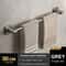 No Drill Double Bar Bathroom Towel Rack 12