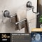 Suction Cup Double Bar Bathroom Towel Rack 11