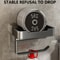 Aluminum Wall Mounted Toilet Paper Holder Shelf 8