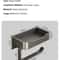 Aluminum Wall Mounted Toilet Paper Holder Shelf 9