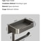 Aluminum Wall Mounted Toilet Paper Holder Shelf 9